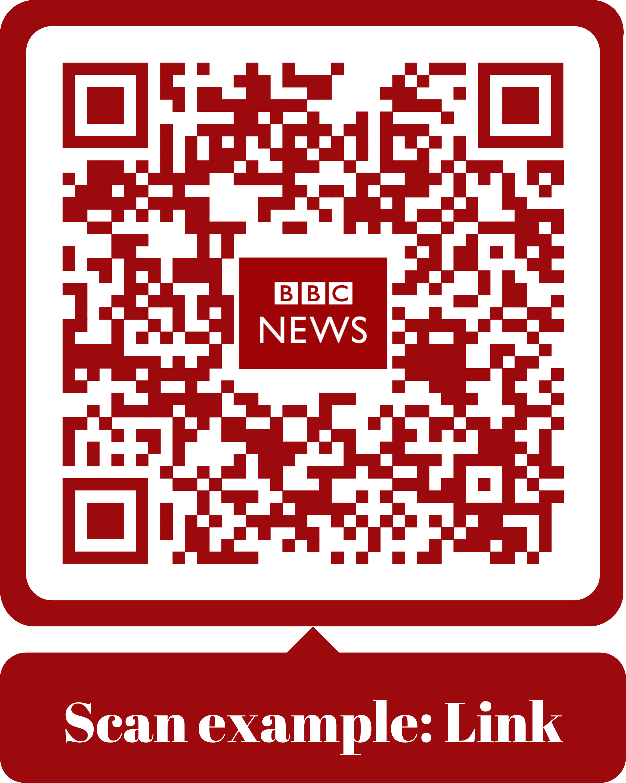 Voorbeeld Link / URL QR-code