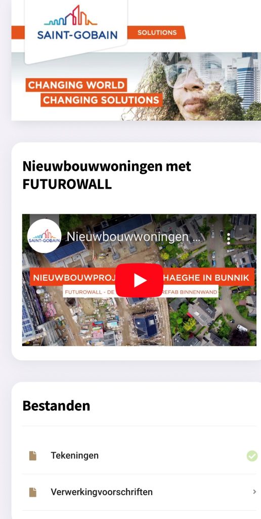 Voorbeeld Product / business pagina QR-code